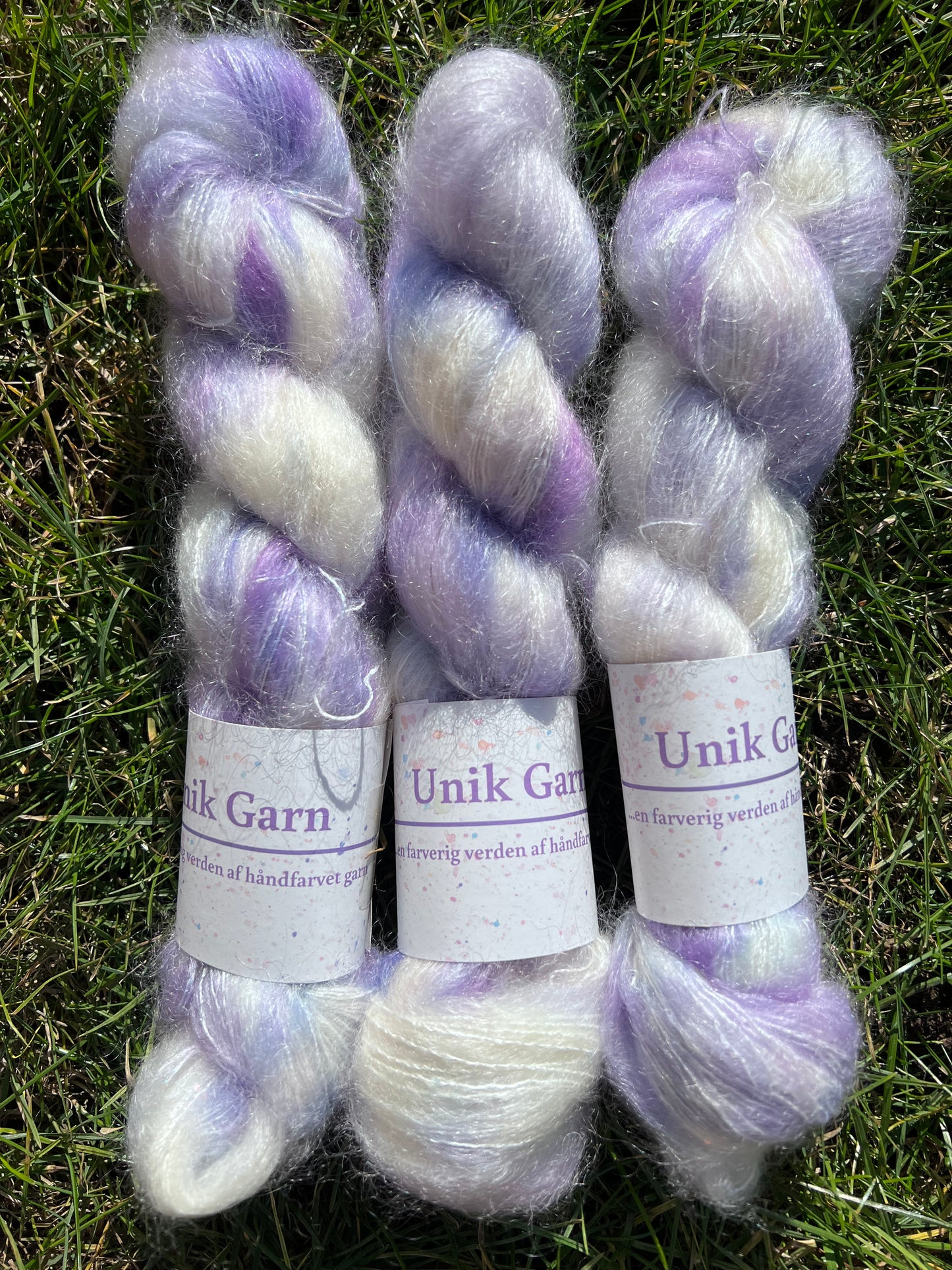 Unik Garn Silk Mohair Sequin  - Viol