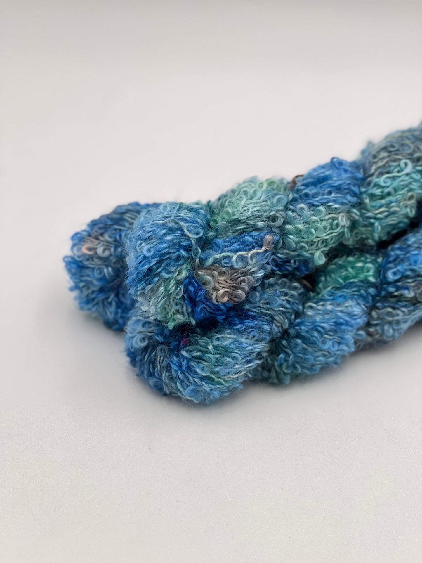 Unik Garn Chunky Mohair Loop - Bølgebrus