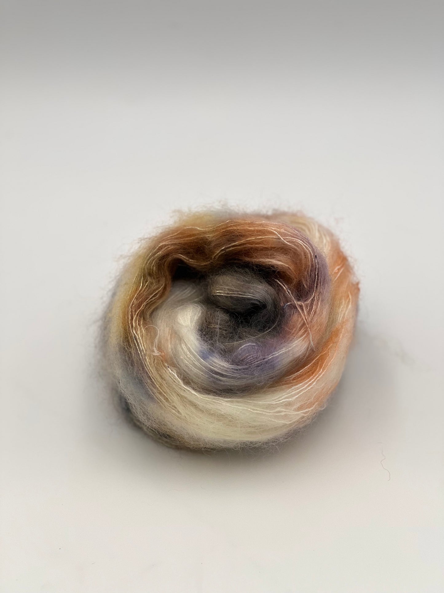 Unik Garn Silk Mohair Sequin  - Spiced Pumpkin