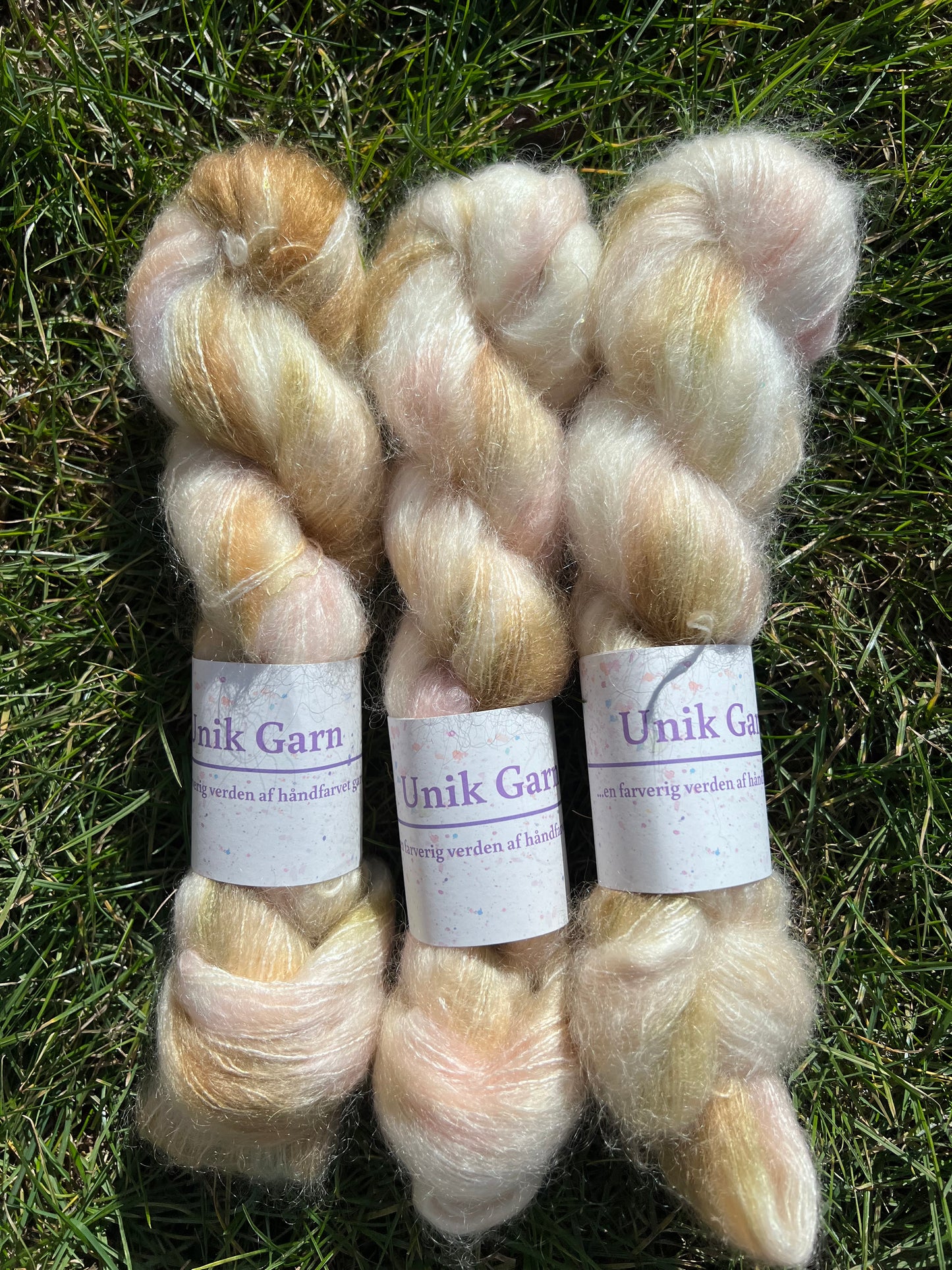 Unik Garn Silk Mohair Sequin  - Perlemor