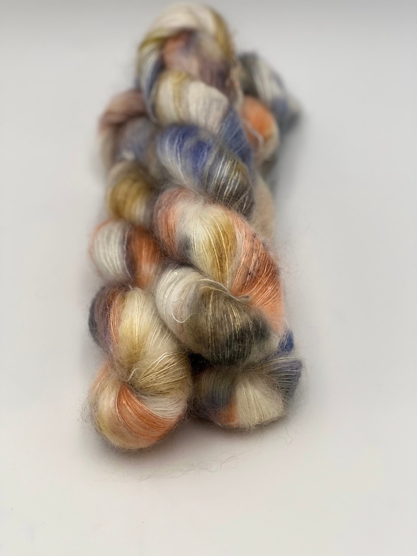 Unik Garn Silk Mohair Sequin  - Spiced Pumpkin