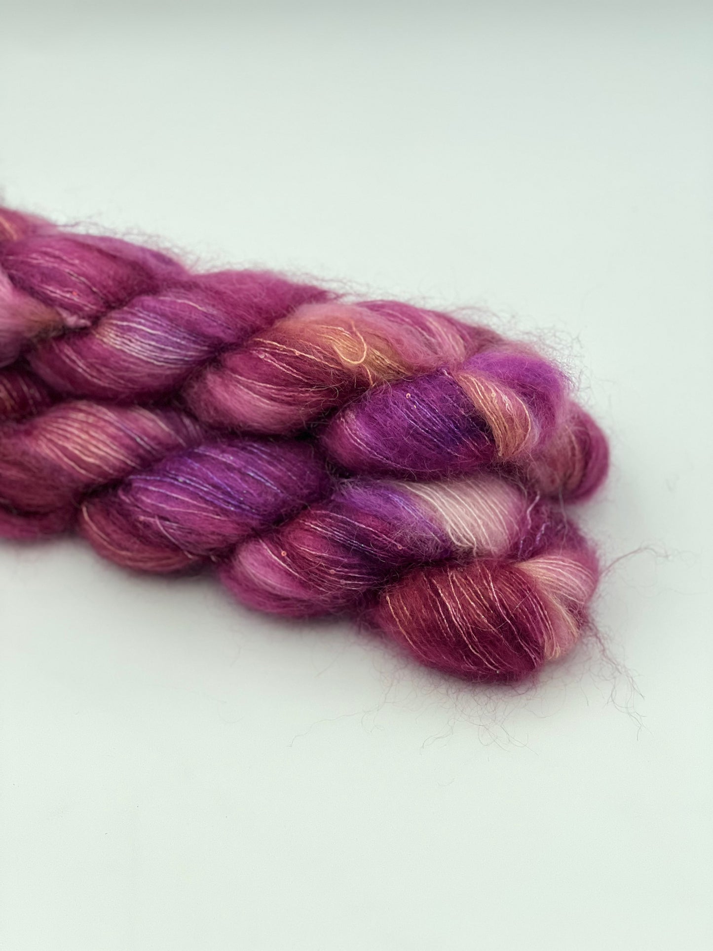 Unik Garn Silk Mohair Sequin  - Aftenhimmel