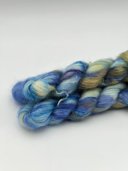 Unik Garn Silk Mohair - Nordic Blue
