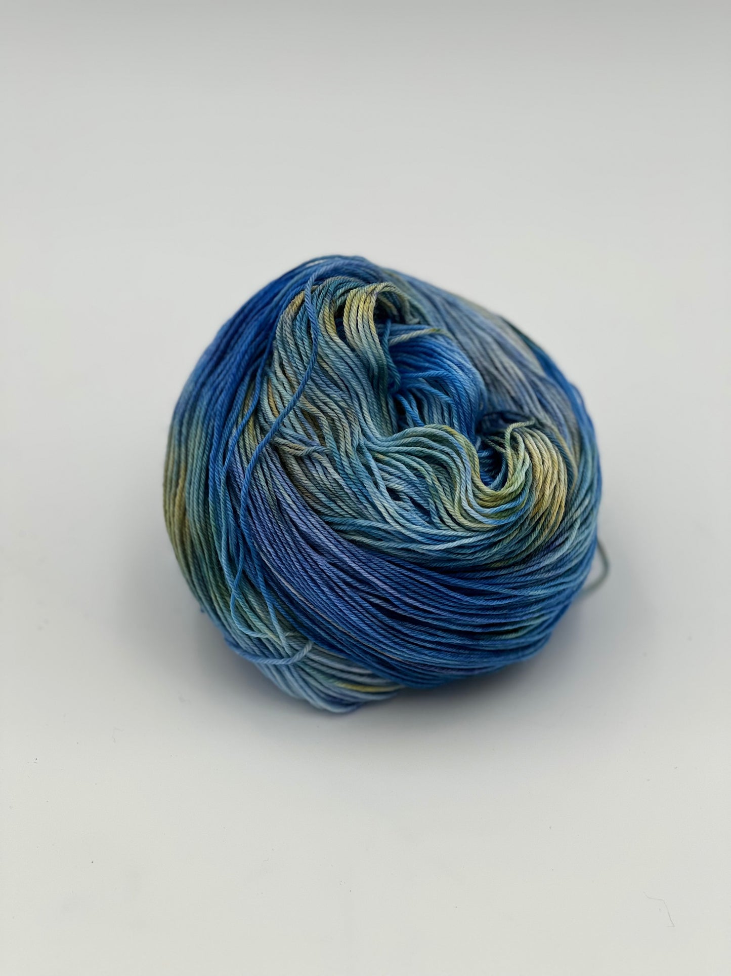 Unik Garn Organic Fine Merino - Blå Safir