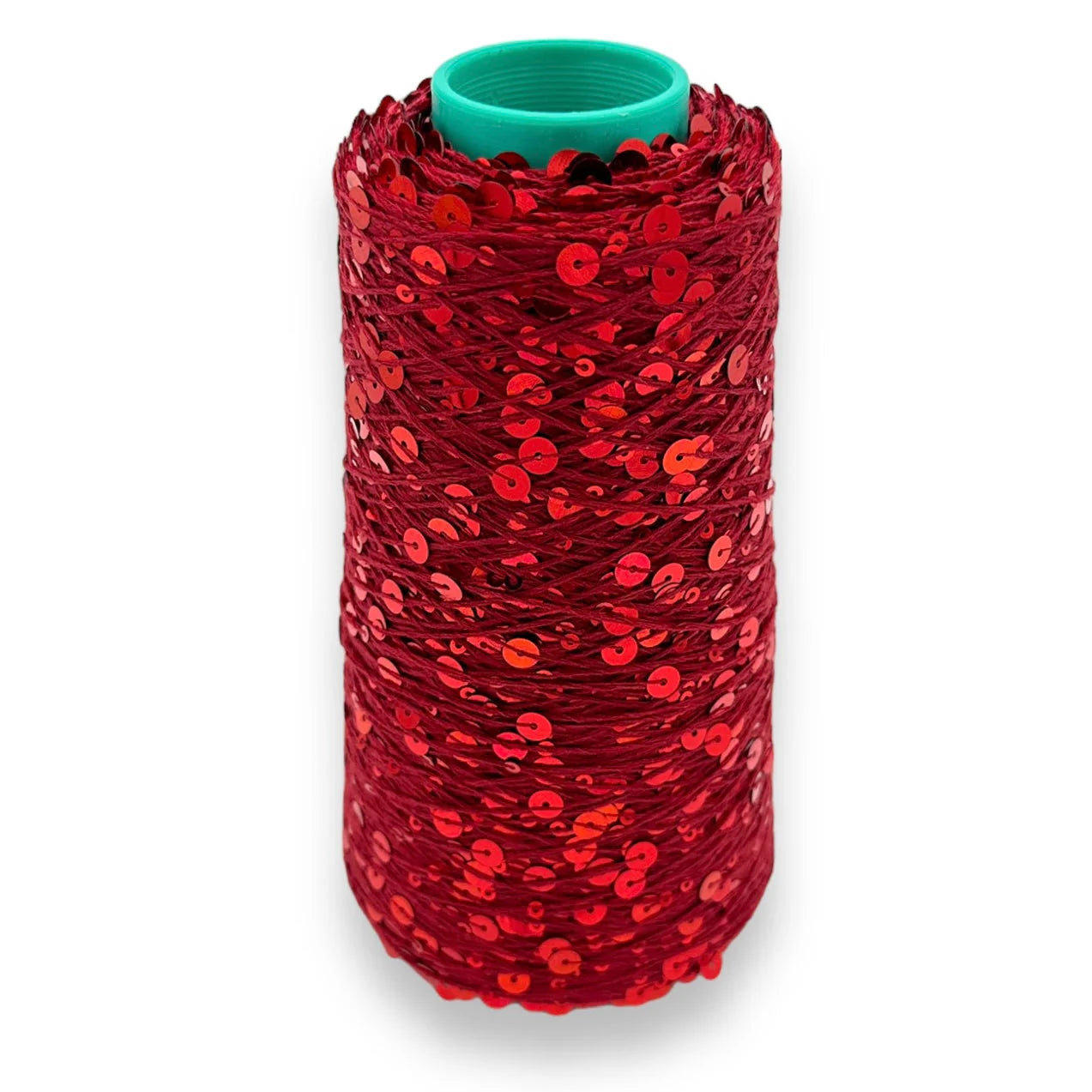 Wolle Halle Paillet Garn - Beere