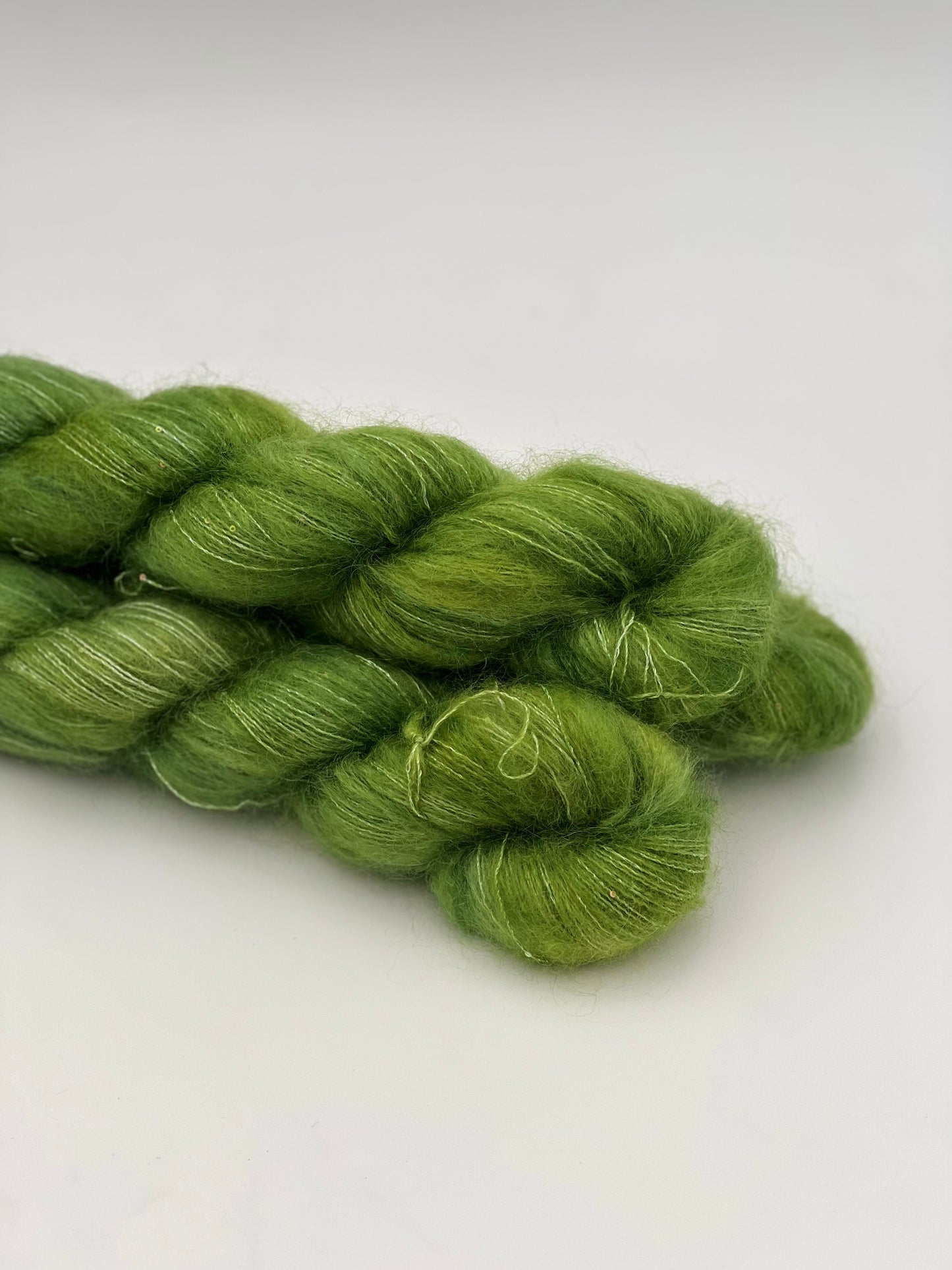 Unik Garn Silk Mohair Sequin  - Kaktus