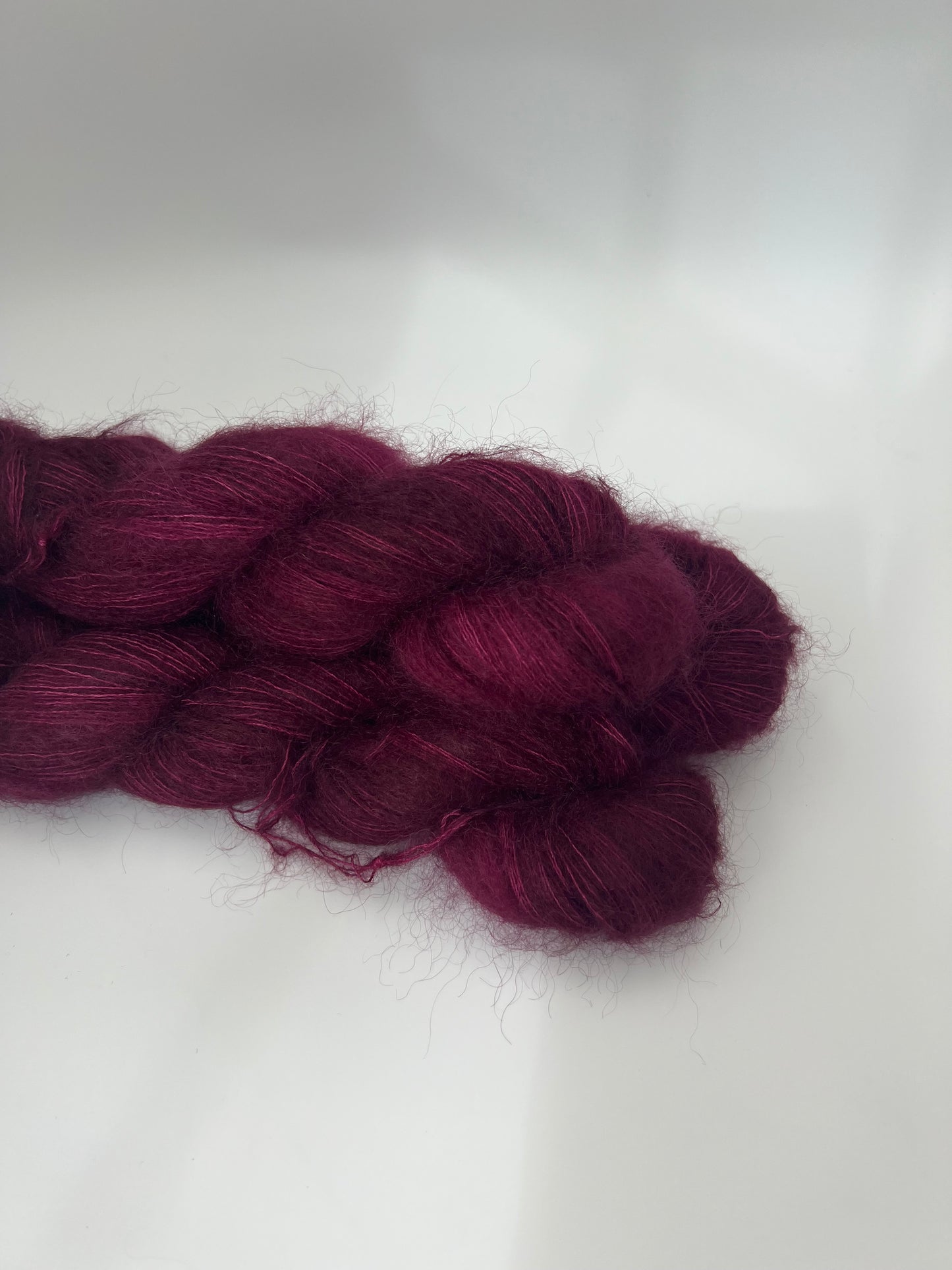 Unik Garn Silk Mohair - Wine Rose