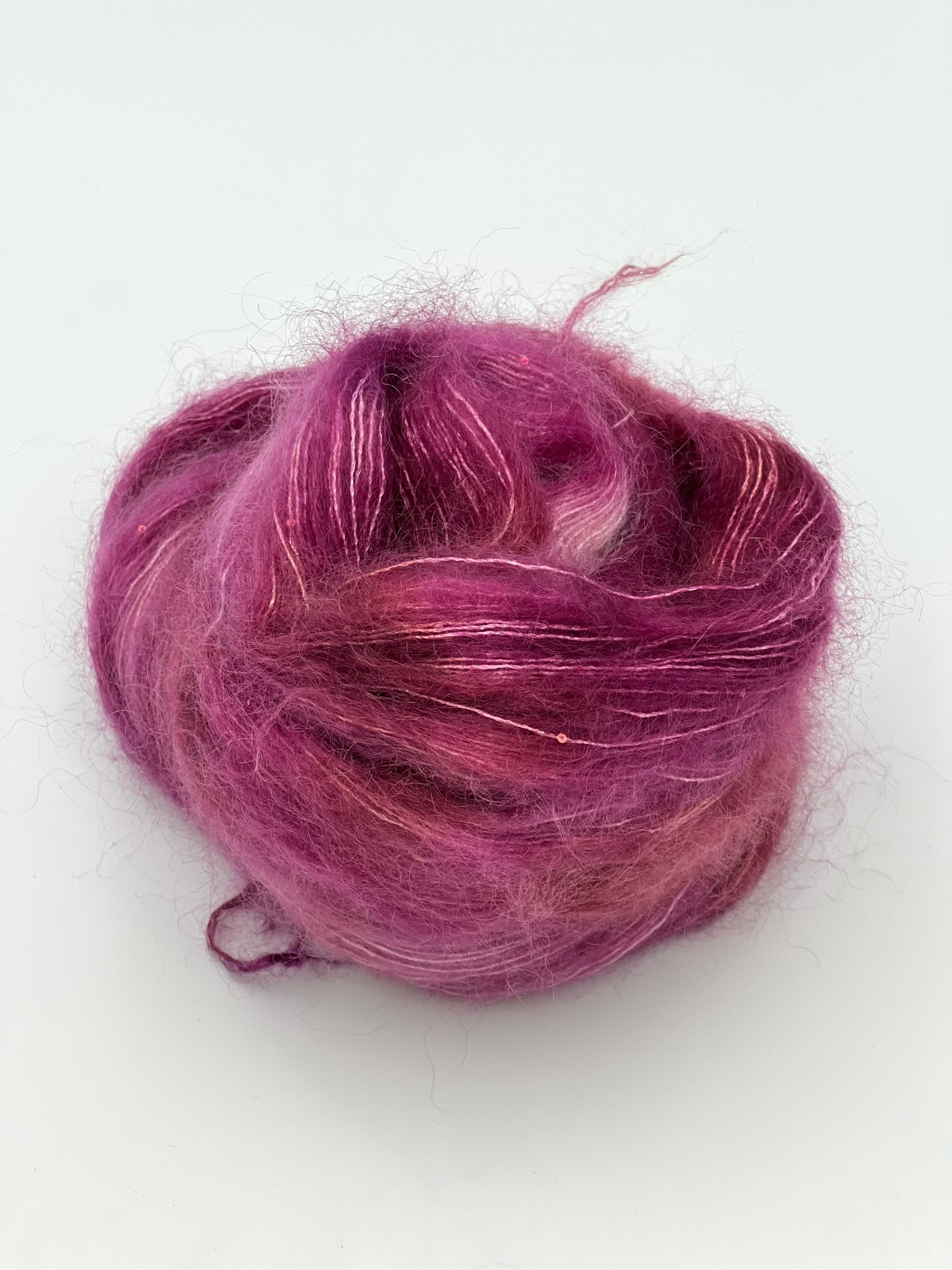 Unik Garn Silk Mohair Sequin  - Aftenhimmel