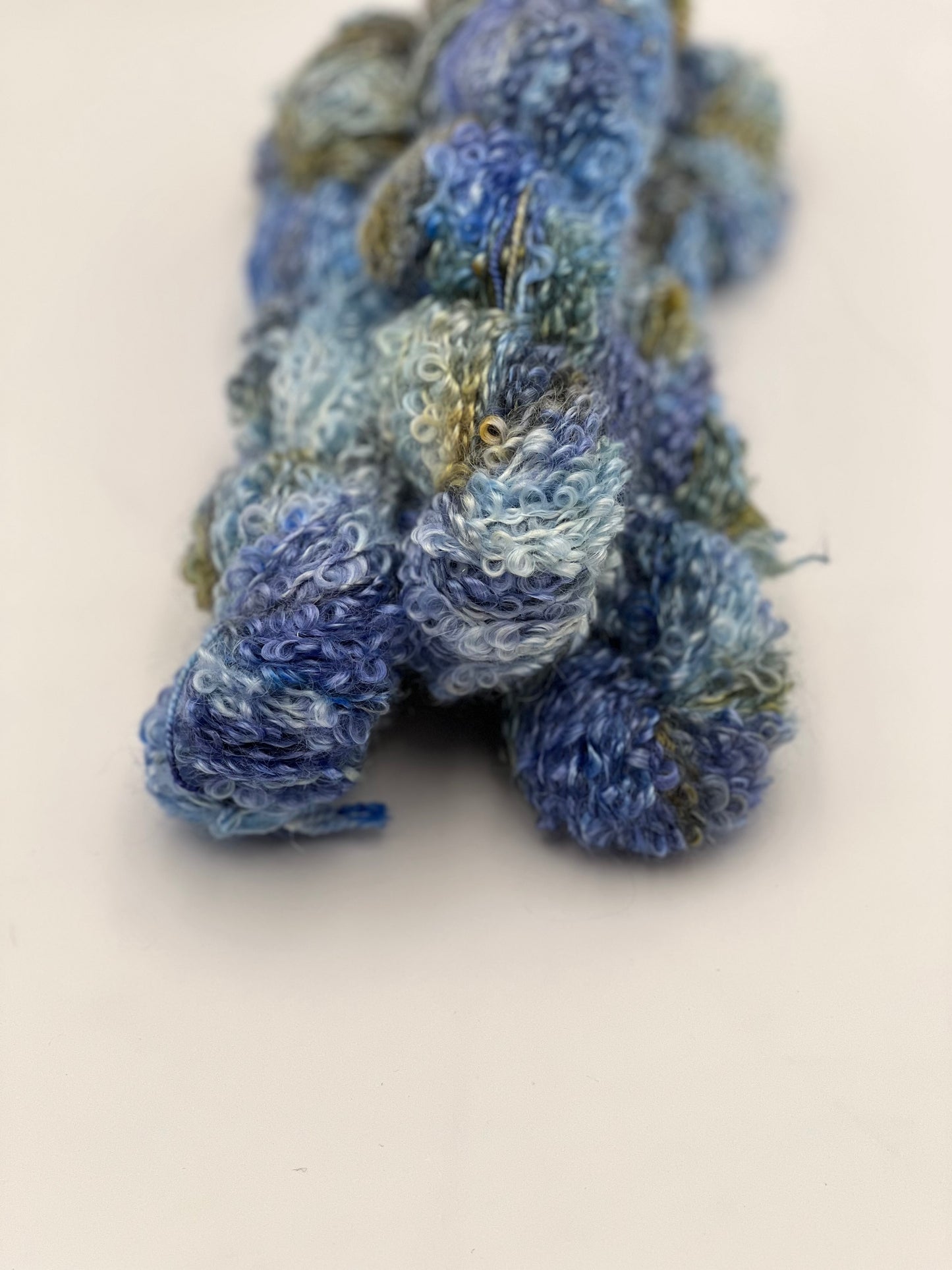 Unik Garn Chunky Mohair Loop - Nordic Blue