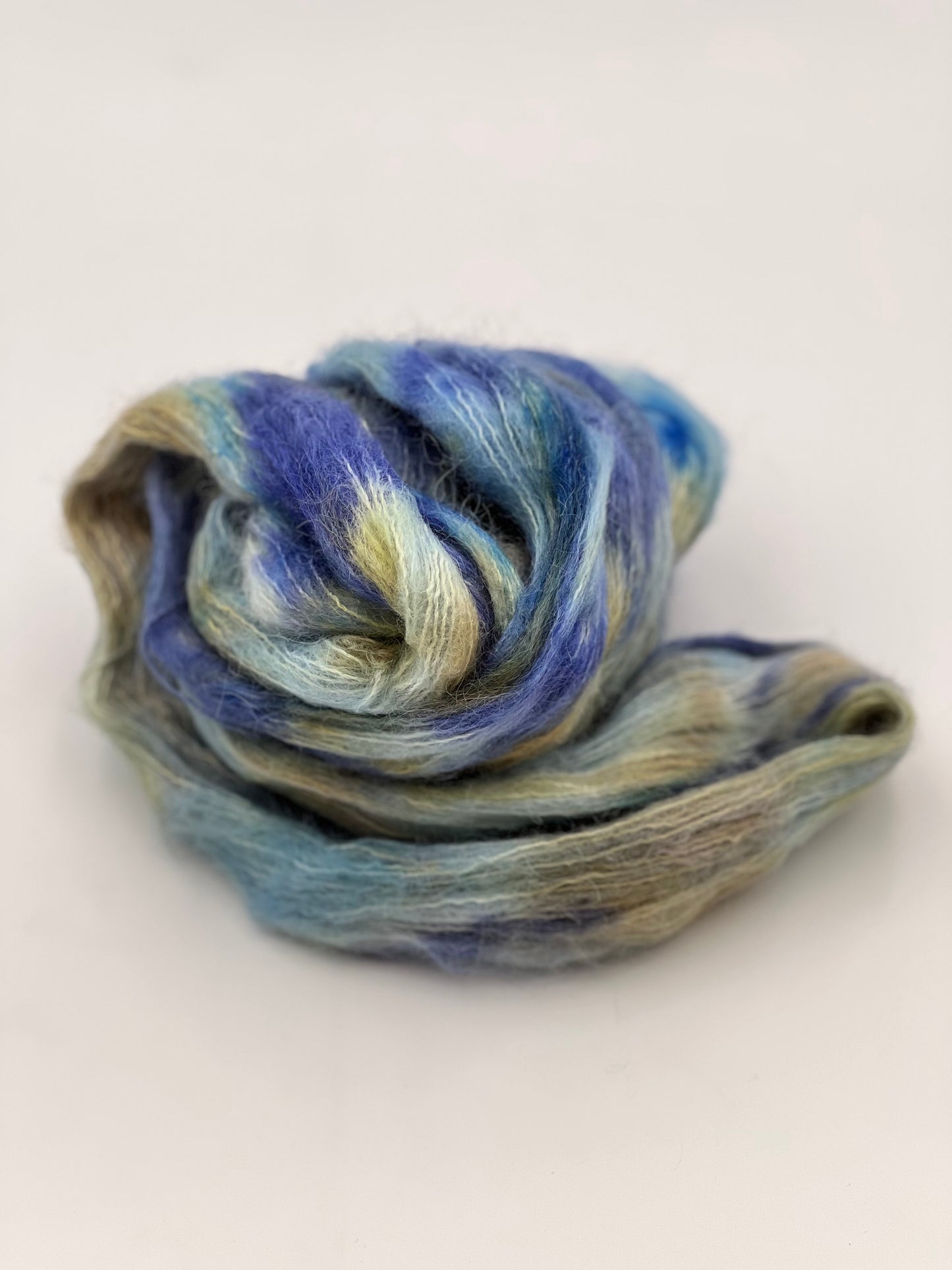 Unik Garn Brushed Suri Alpaka - Nordic Blue