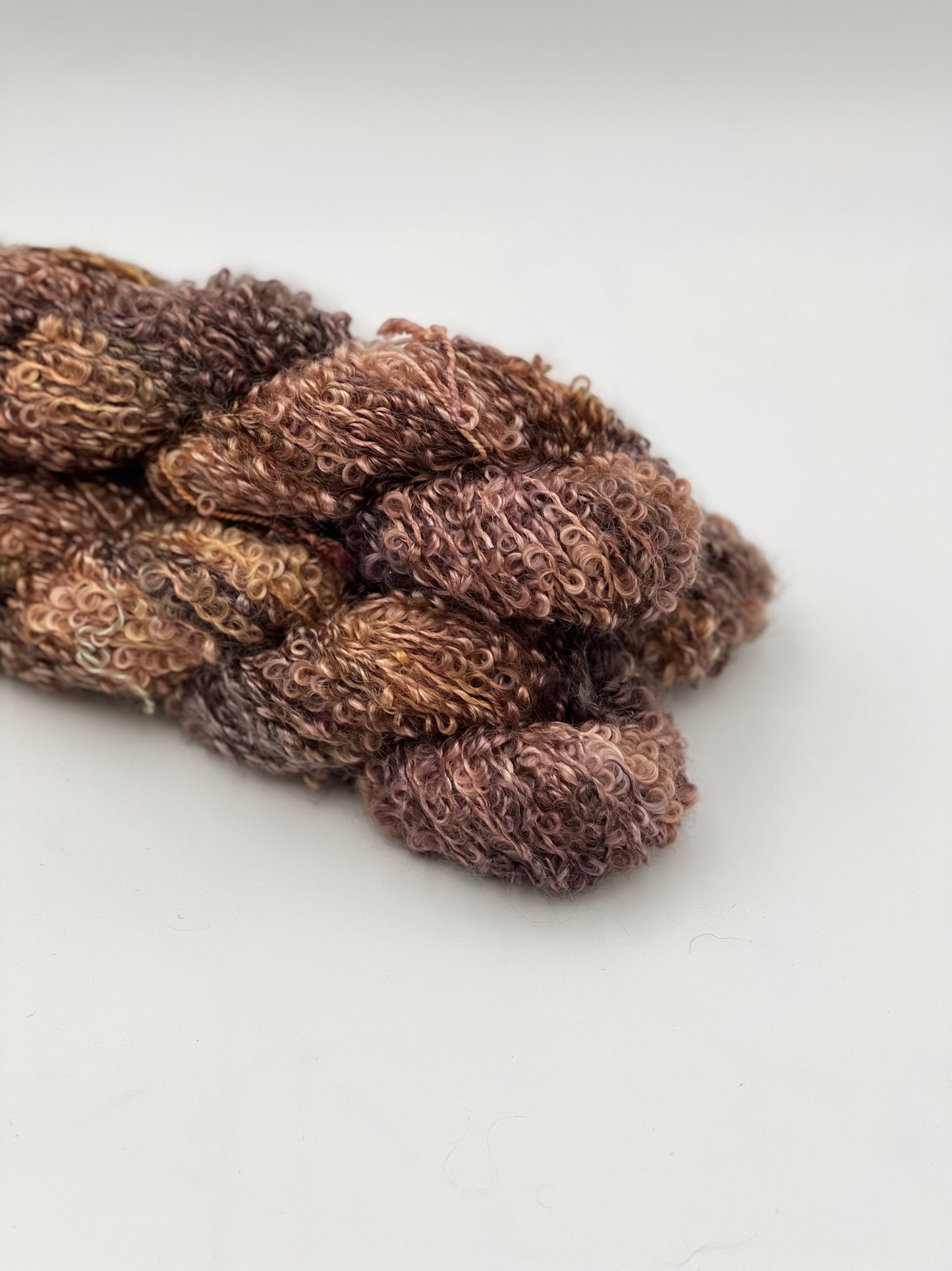Unik Garn Chunky Mohair Loop - Kaffegrums