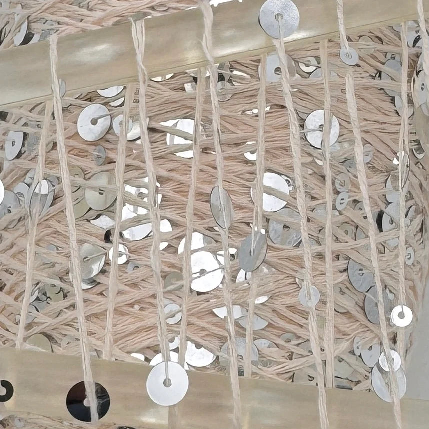 Wolle Halle Paillet garn - Elfi Silver