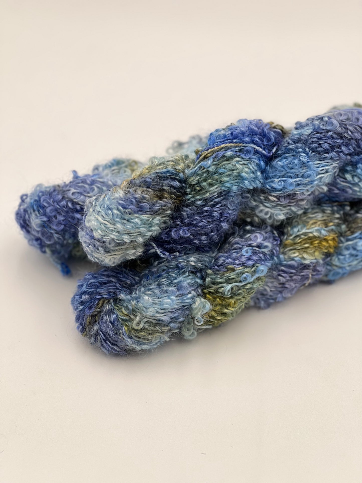 Unik Garn Chunky Mohair Loop - Nordic Blue