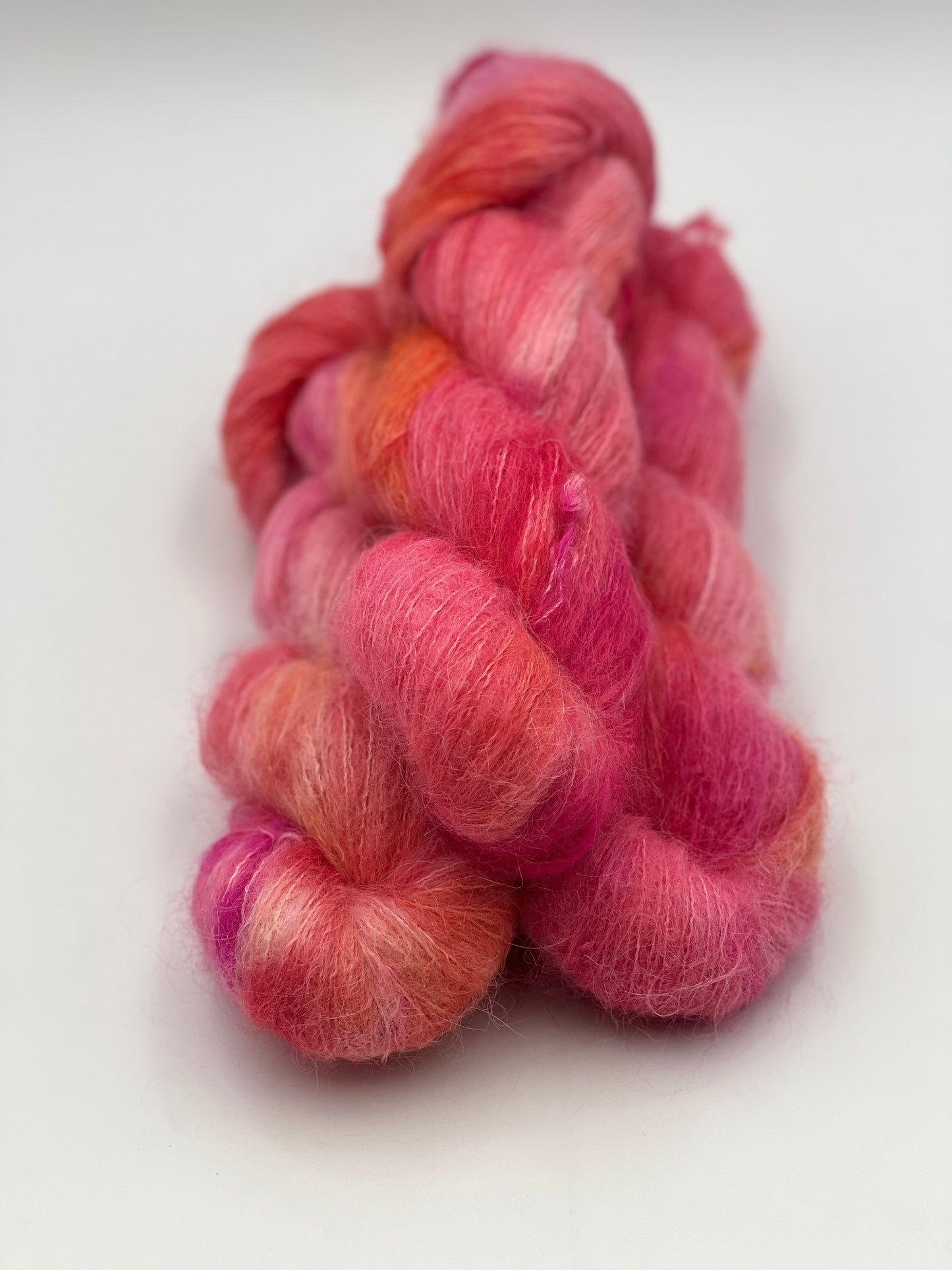 Unik Garn Brushed Suri Alpaka - Pink Grape