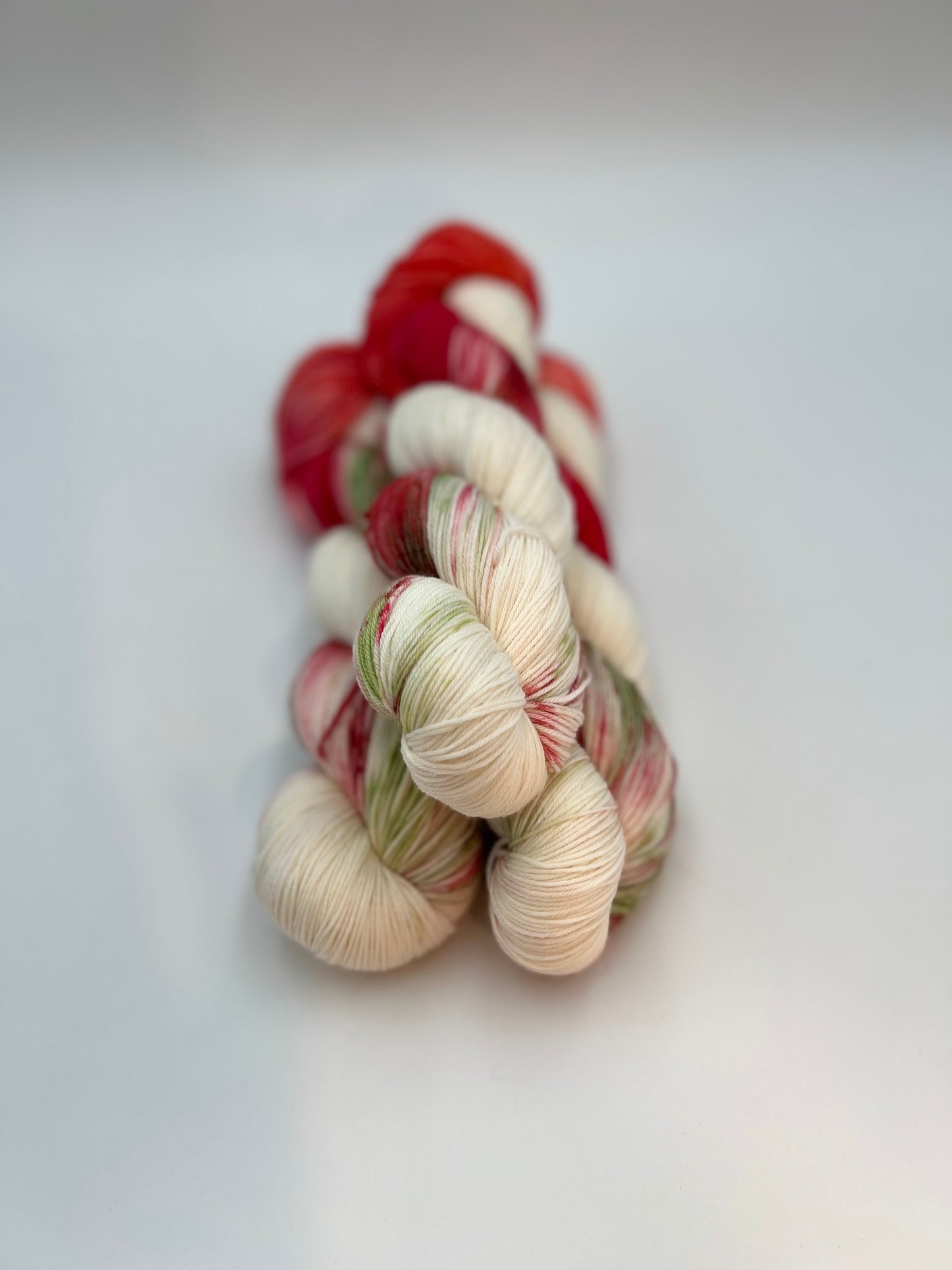 Unik Garn Assigned Pooling Sock - Rød Blomst