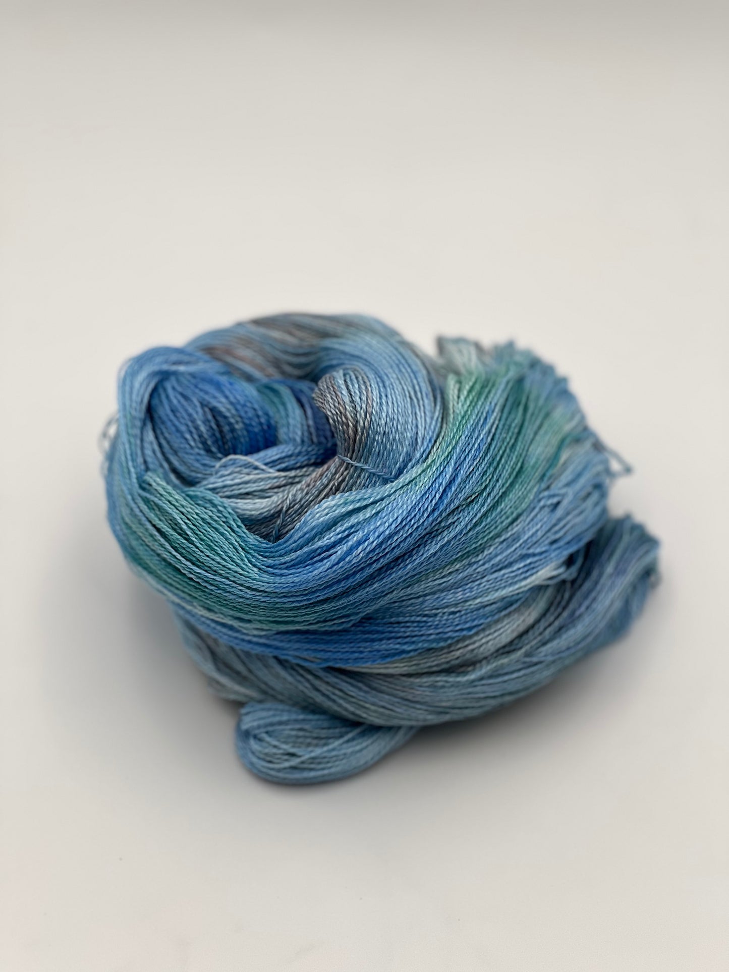 Unik Garn Silk Lace - Bølgebrus