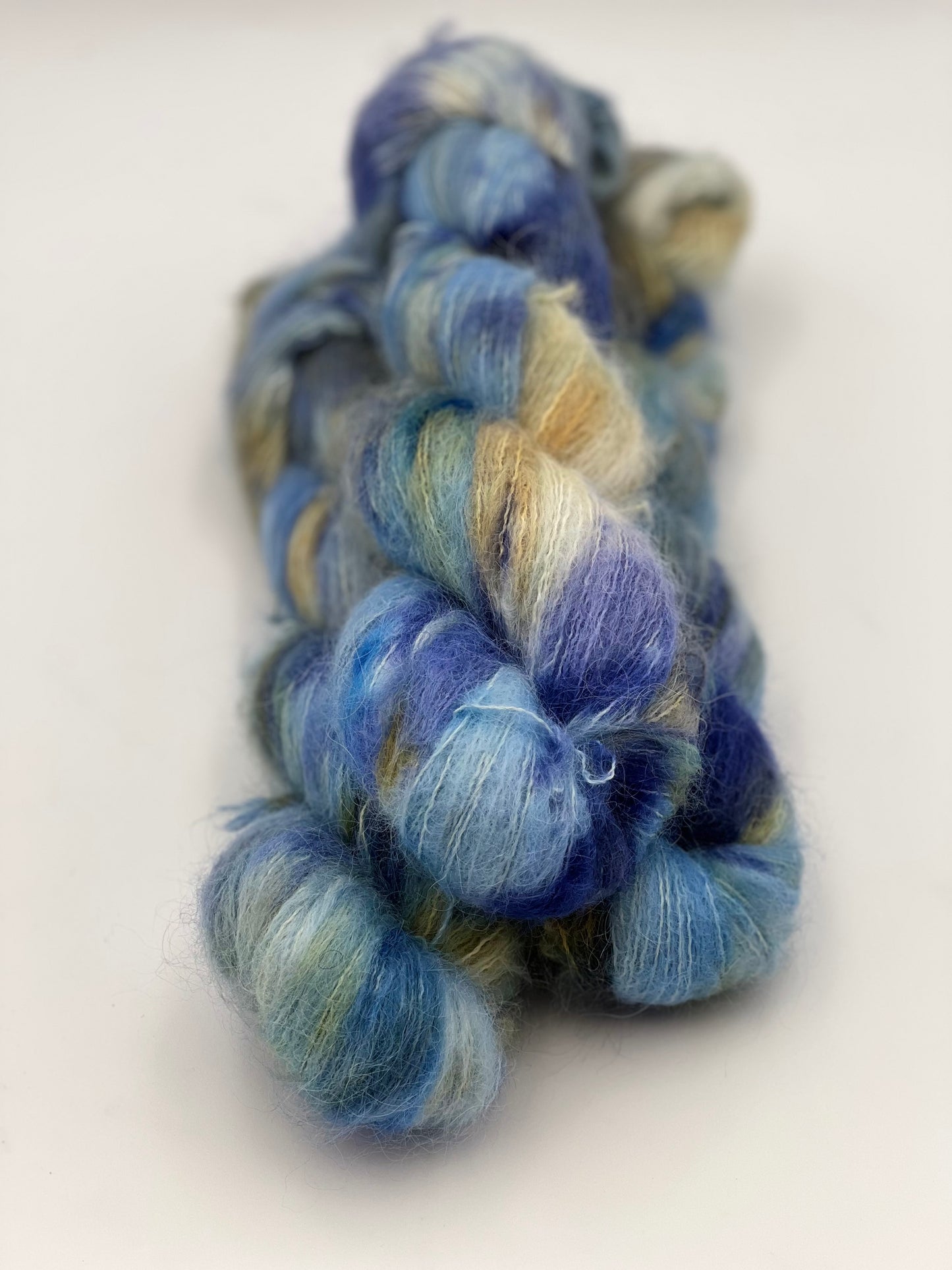 Unik Garn Brushed Suri Alpaka - Nordic Blue