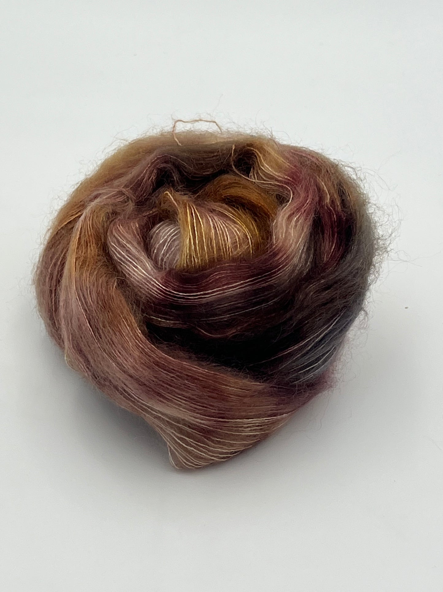Unik Garn Silk Mohair - Kaffegrums