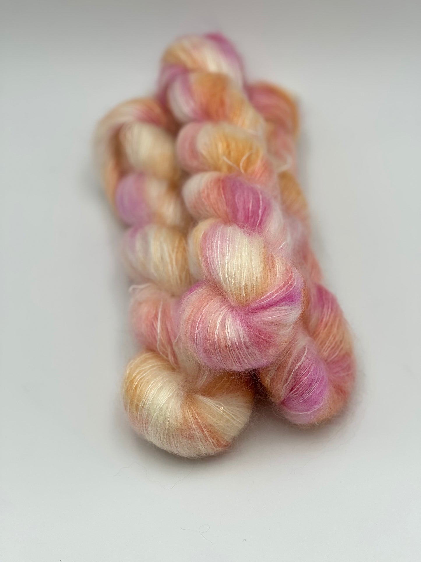 Unik Garn Silk Mohair Sequin  - Melon Salat