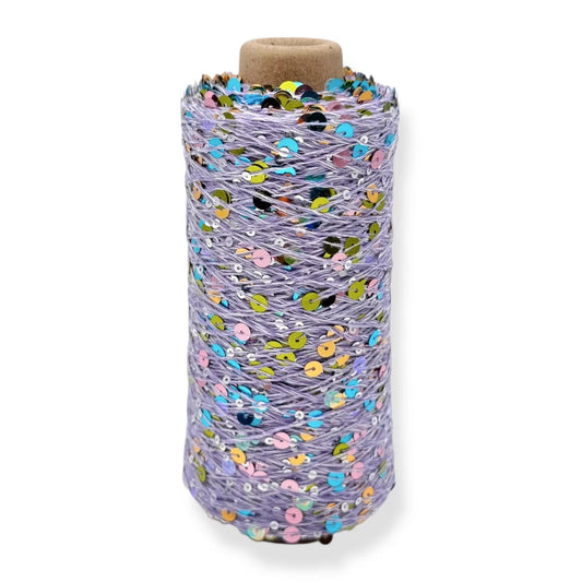 Wolle Halle Paillet Garn - Lavendel Haze