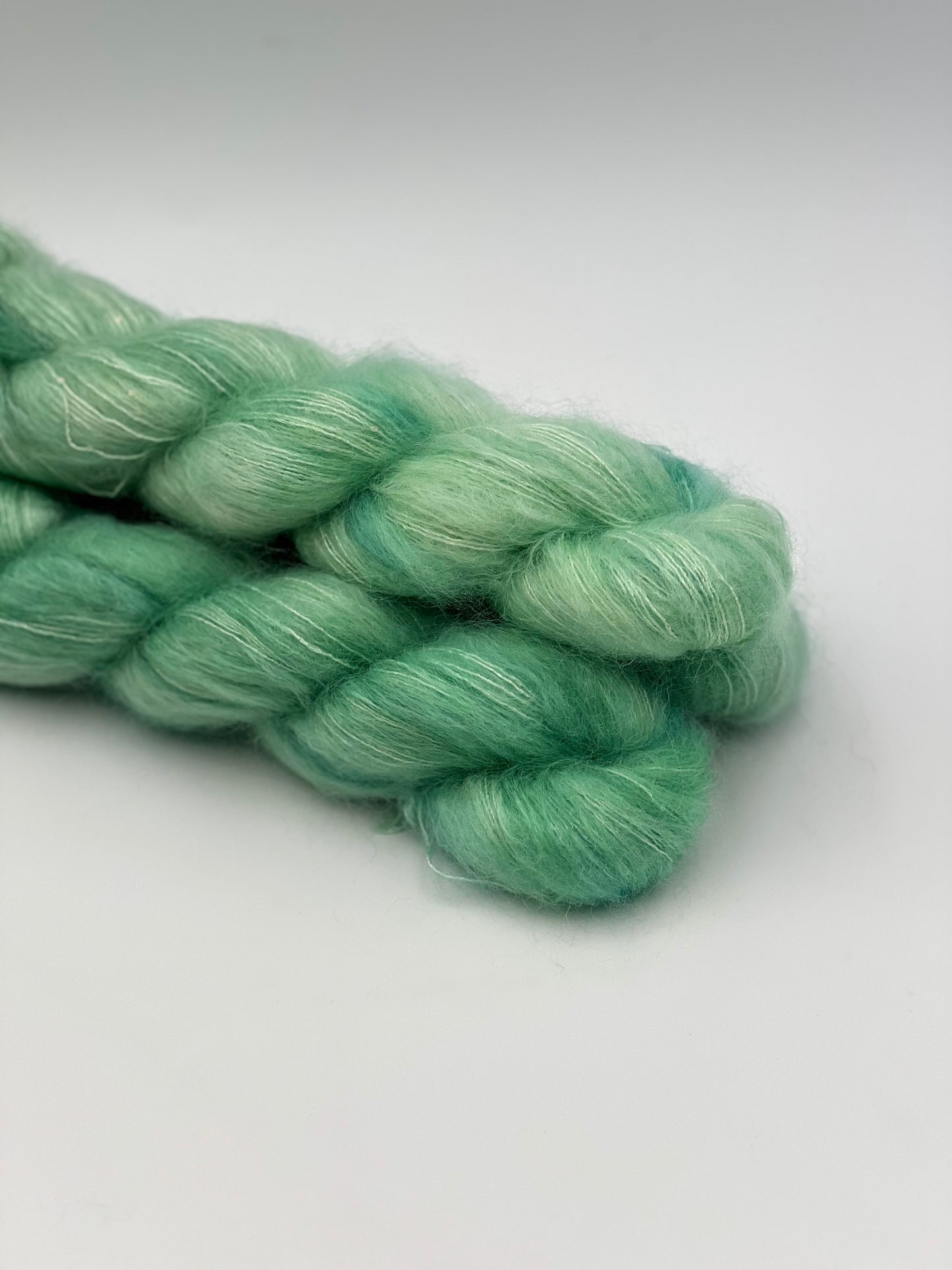 Unik Garn Silk Mohair Sequin  - Pistacie