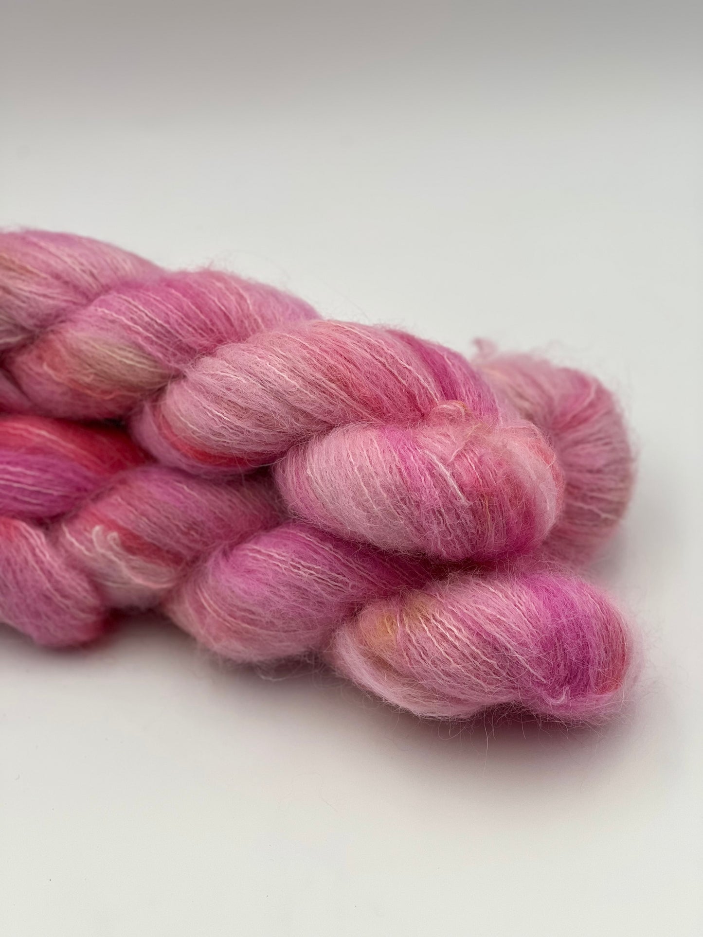 Unik Garn Brushed Suri Alpaka - Peach Melba