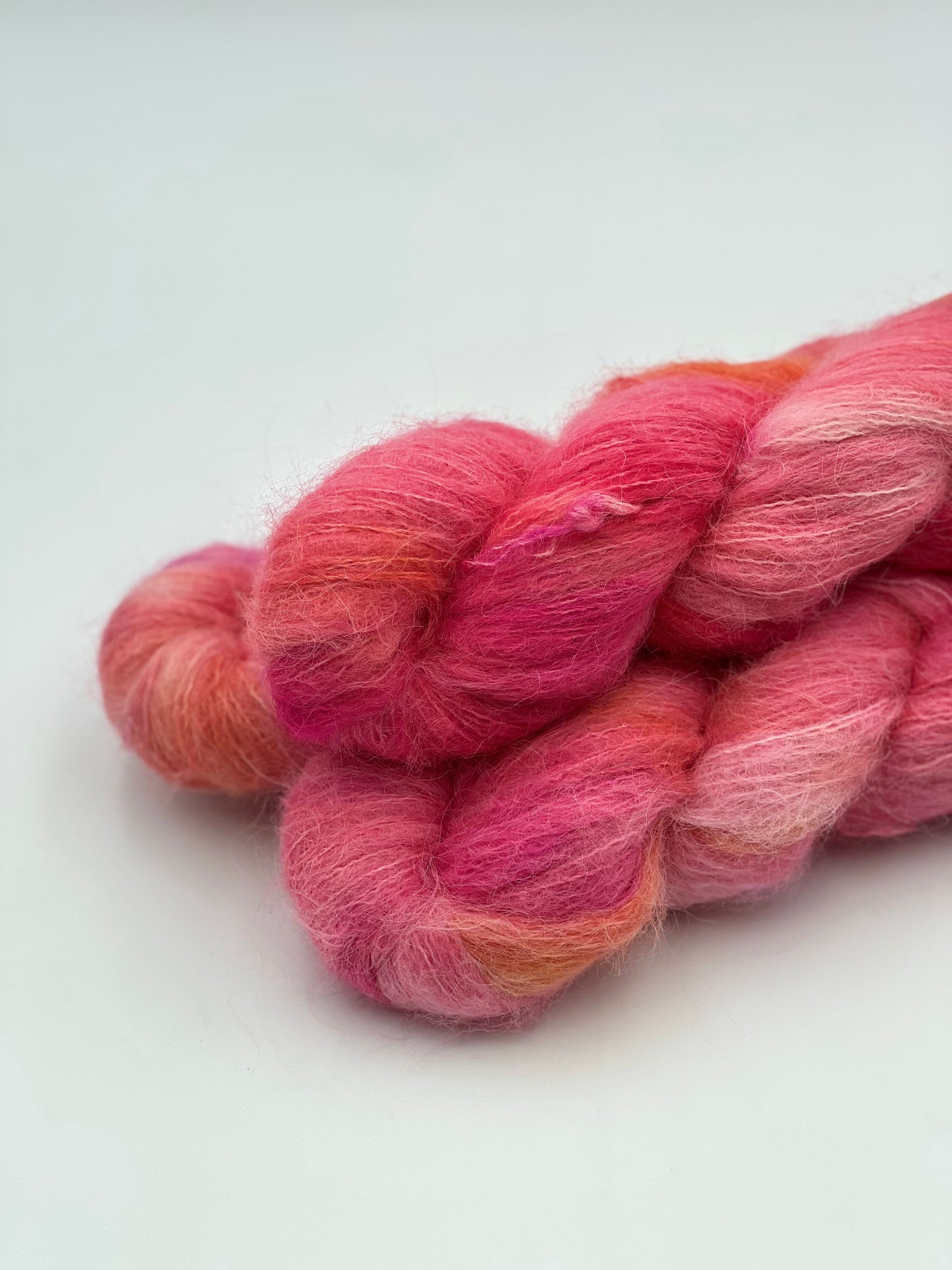 Unik Garn Brushed Suri Alpaka - Pink Grape