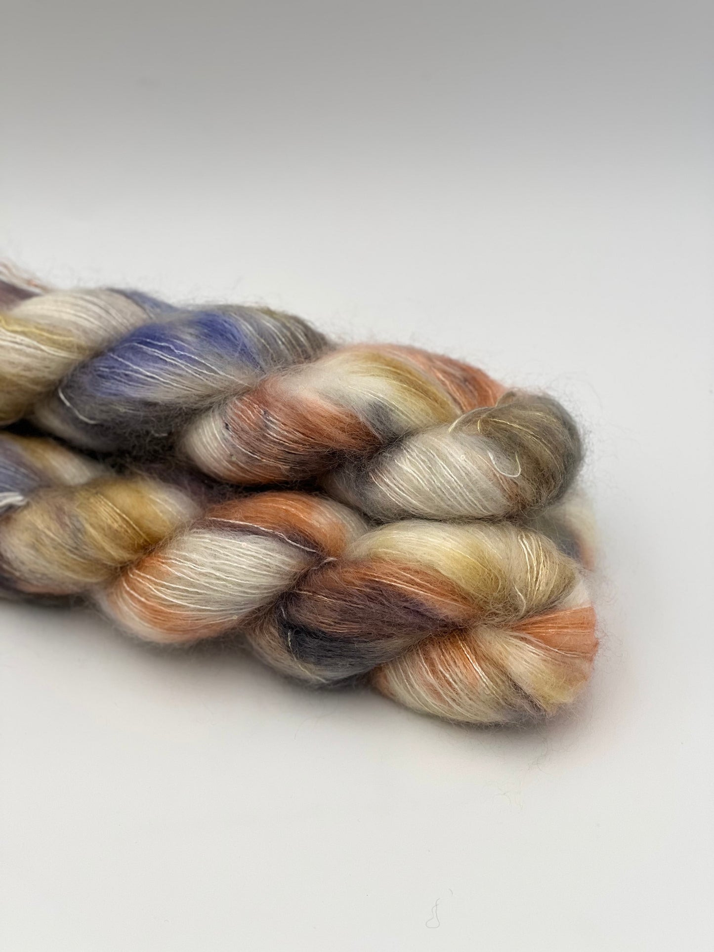 Unik Garn Silk Mohair Sequin  - Spiced Pumpkin