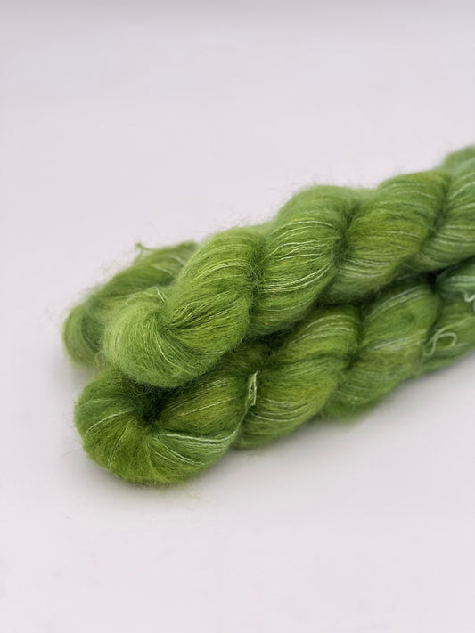 Unik Garn Silk Mohair Sequin  - Kaktus