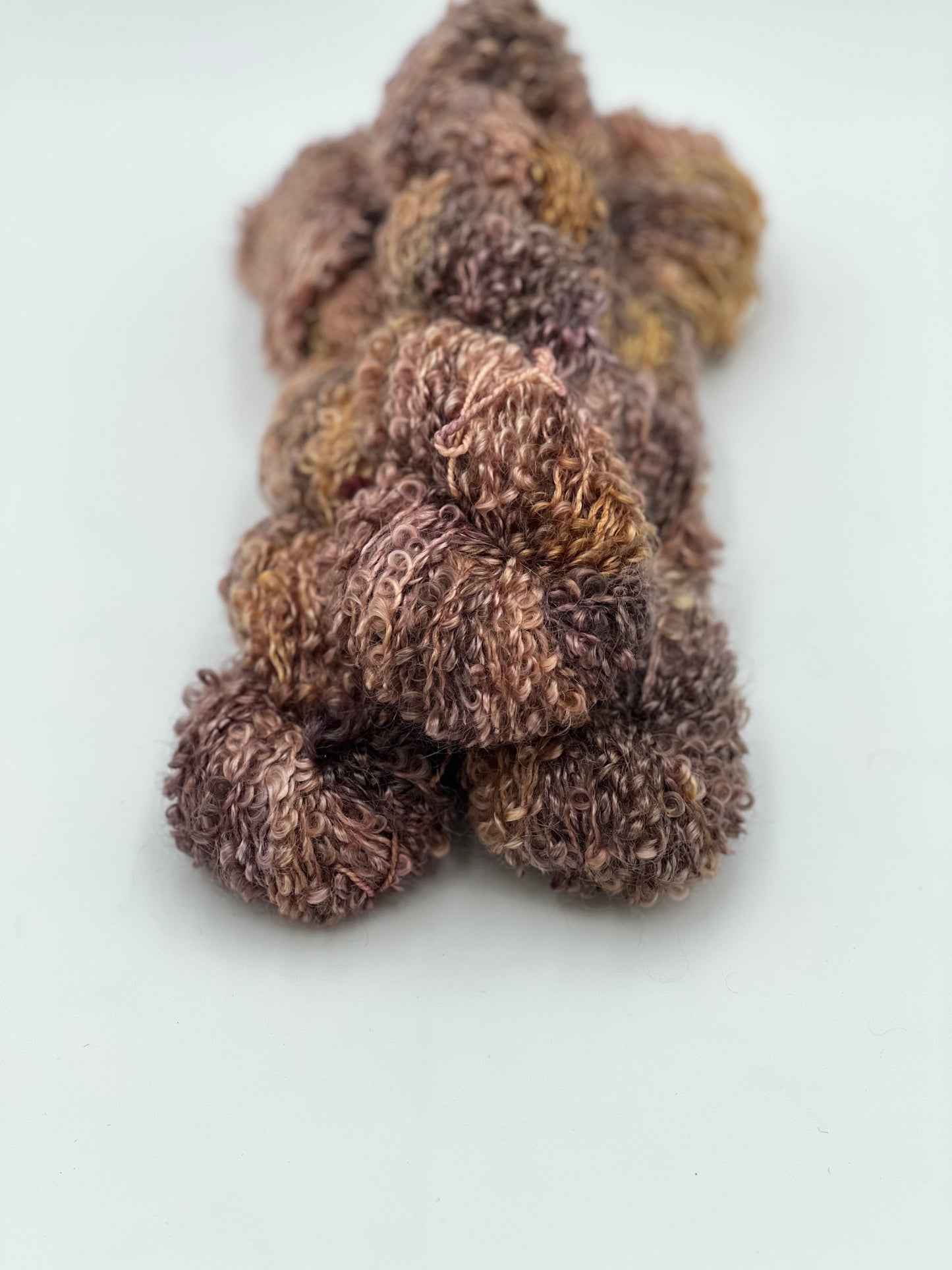 Unik Garn Chunky Mohair Loop - Kaffegrums