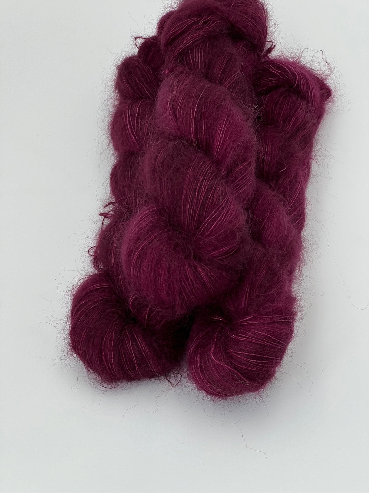 Unik Garn Silk Mohair - Wine Rose