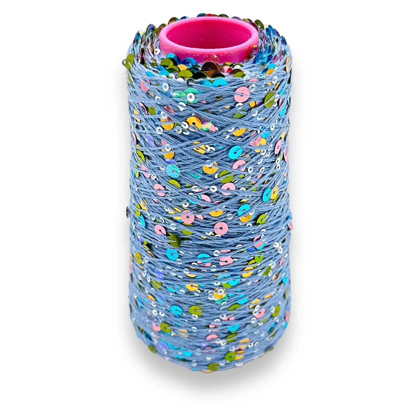 Wolle Halle Paillet Garn - Azure Multi