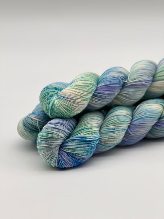 Unik Garn Organic Fine Merino - Blå Anemone