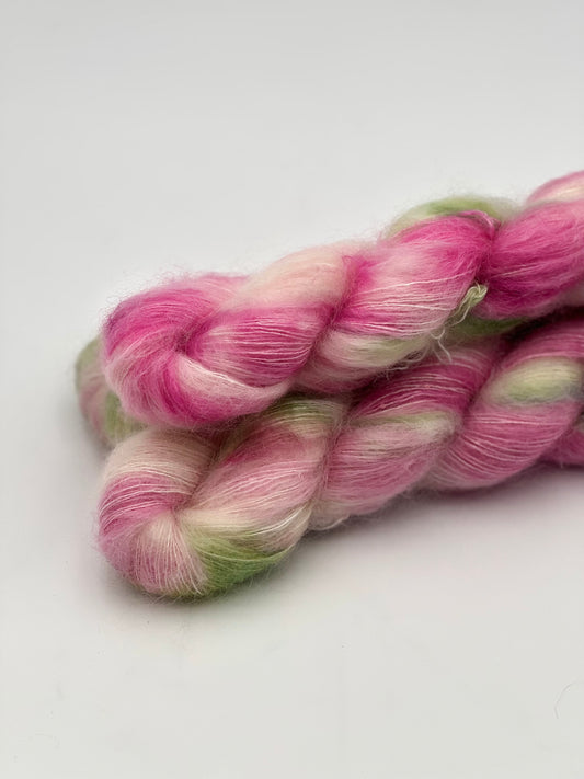 Unik Garn Silk Mohair Sequin  - Rose