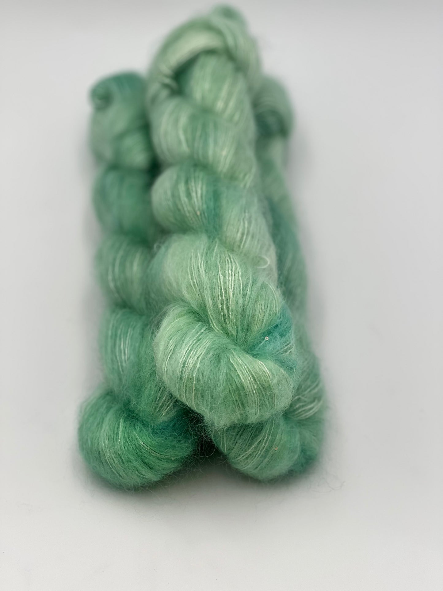 Unik Garn Silk Mohair Sequin  - Pistacie