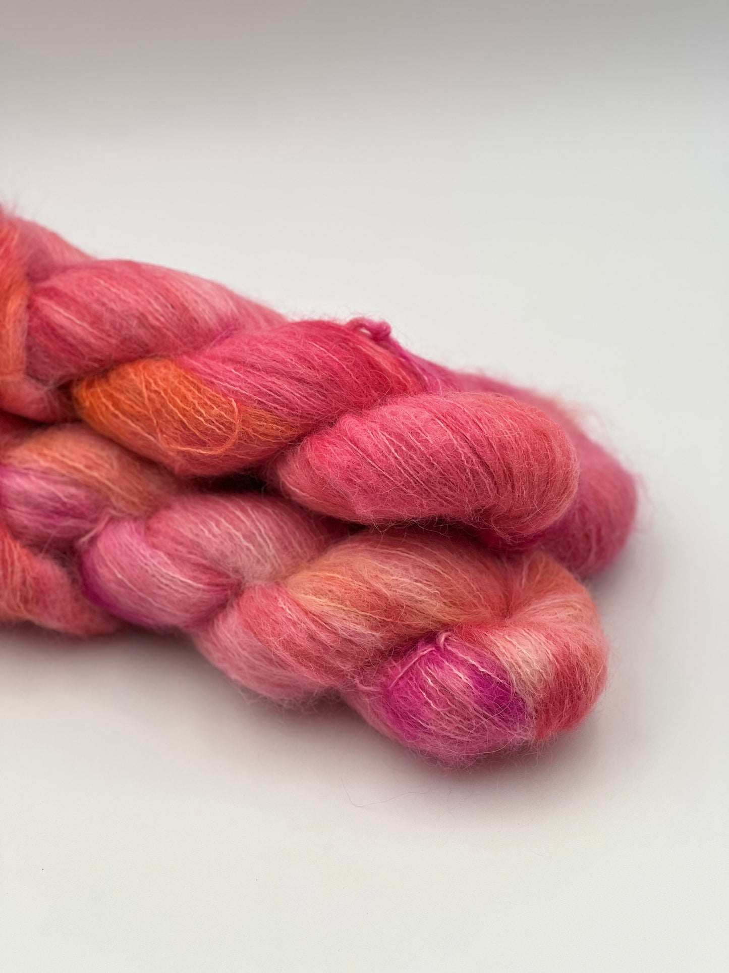 Unik Garn Brushed Suri Alpaka - Pink Grape