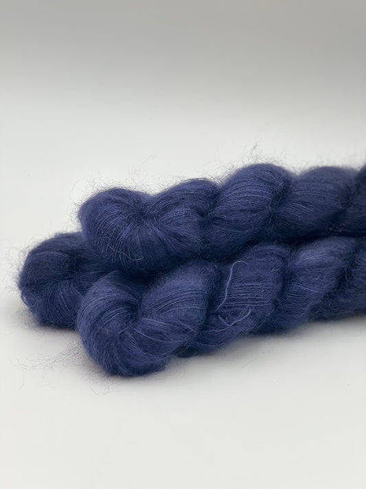 Unik Garn Silk Mohair - Midnatsblå