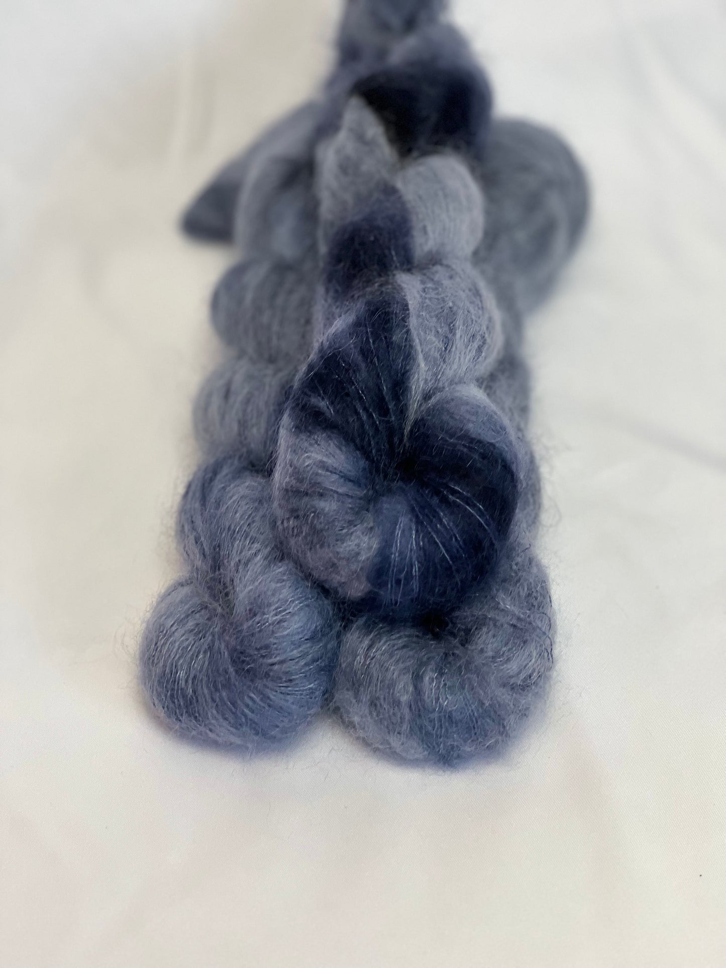 Unik Garn Silk Mohair - Midnatsblå