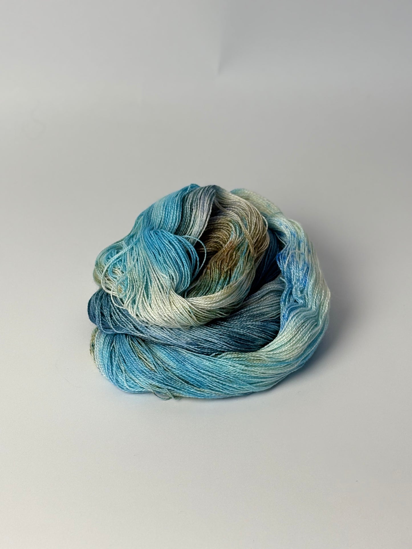 Unik Garn Silk Lace - Blå Planet