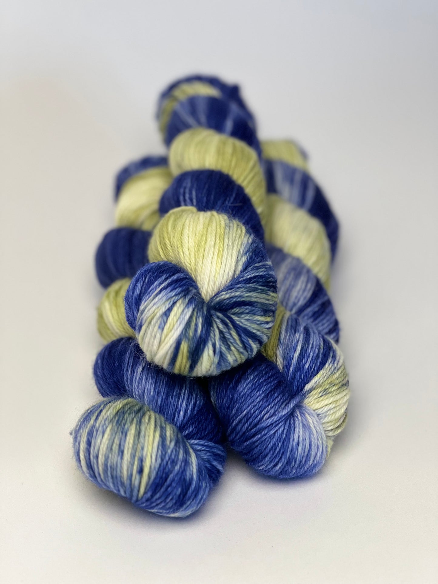 Unik Garn Assigned Pooling Merino DK - Blue Lime