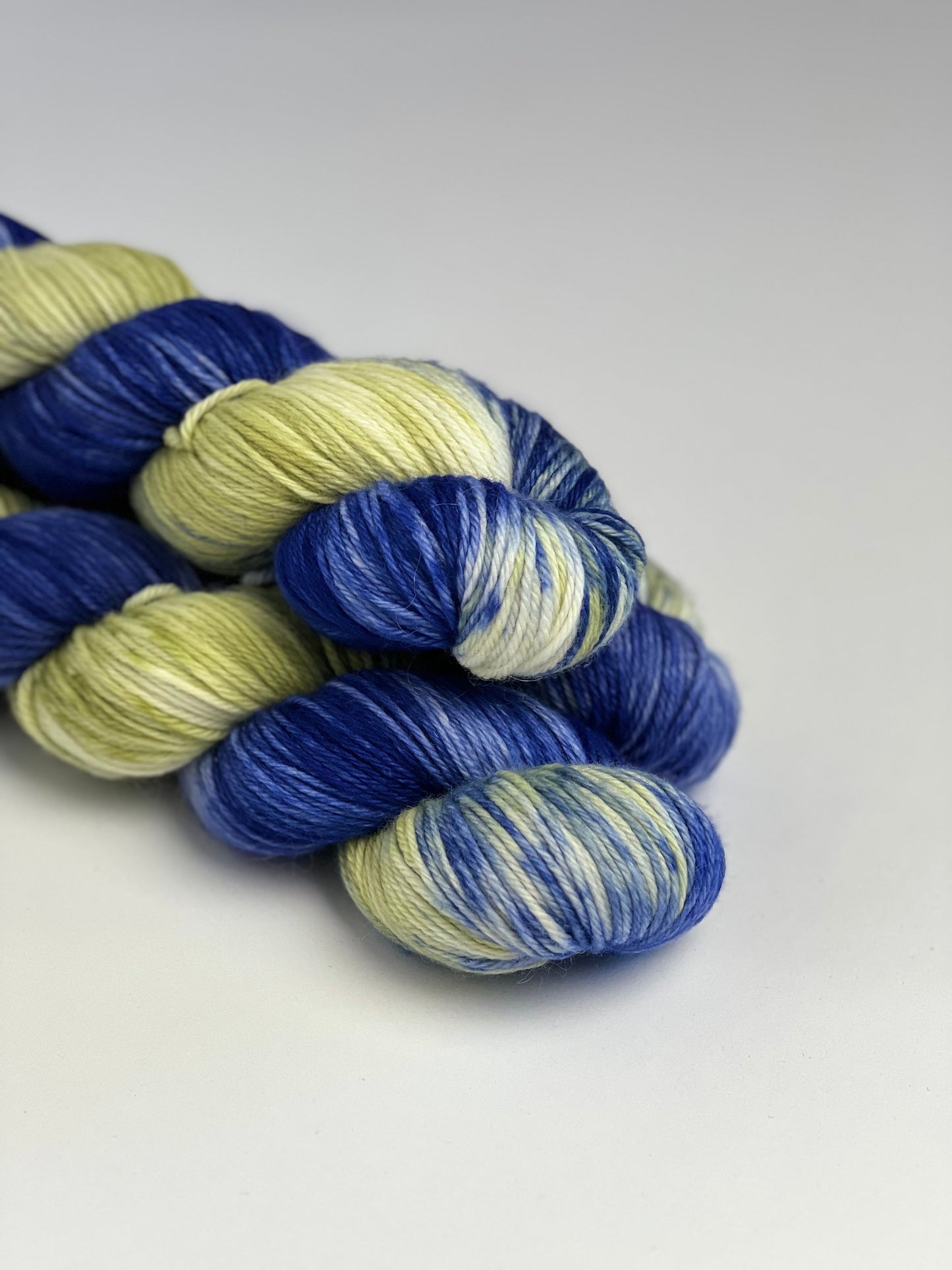 Unik Garn Assigned Pooling Merino DK - Blue Lime