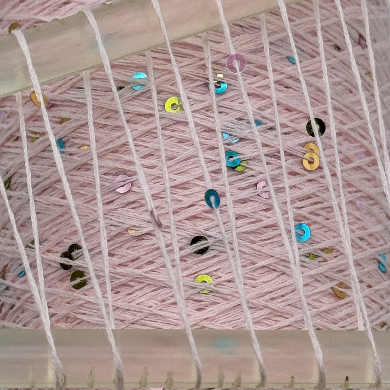 Wolle Halle Paillet Garn - ISABELLO Rosa